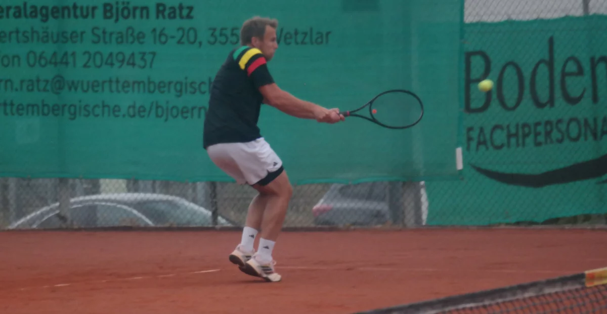 Tim Hanika Tennis Rckhand Vereinsmeisterschaft