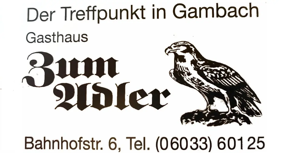 Sponsorenlogo Zum Adler Sponsorenlogo Zum Adler